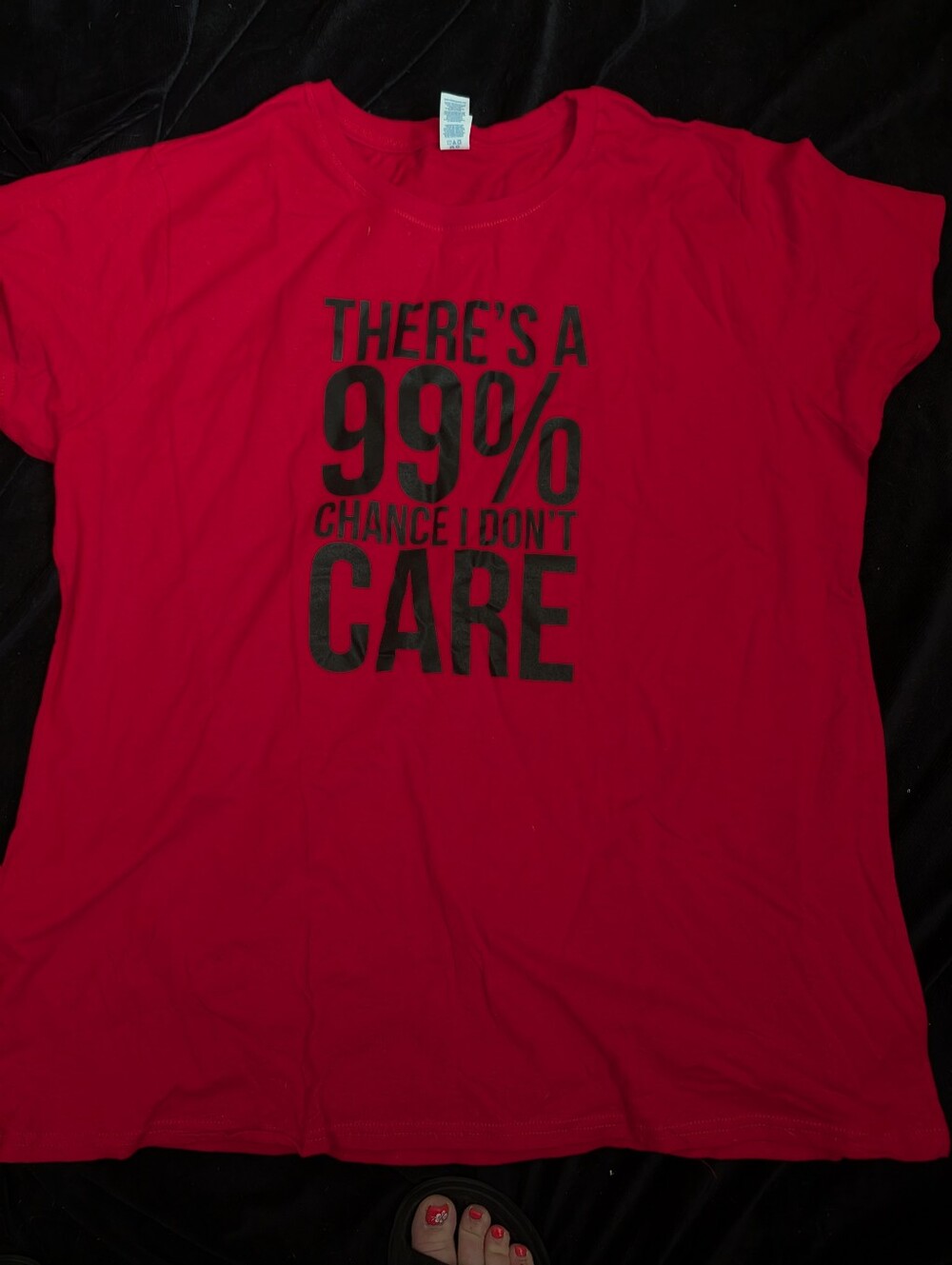 Delta Red Cotton Crewneck T-Shirt